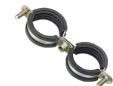 DOUBLE RING CLAMP WITH RUBBER DOUBLE RING CLAMP WITH RUBBER